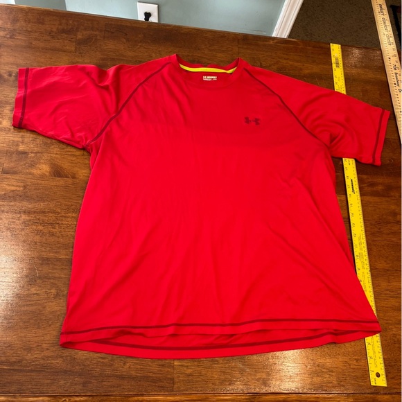 Men’s red under armour t shirt size 2xl - Picture 1 of 8